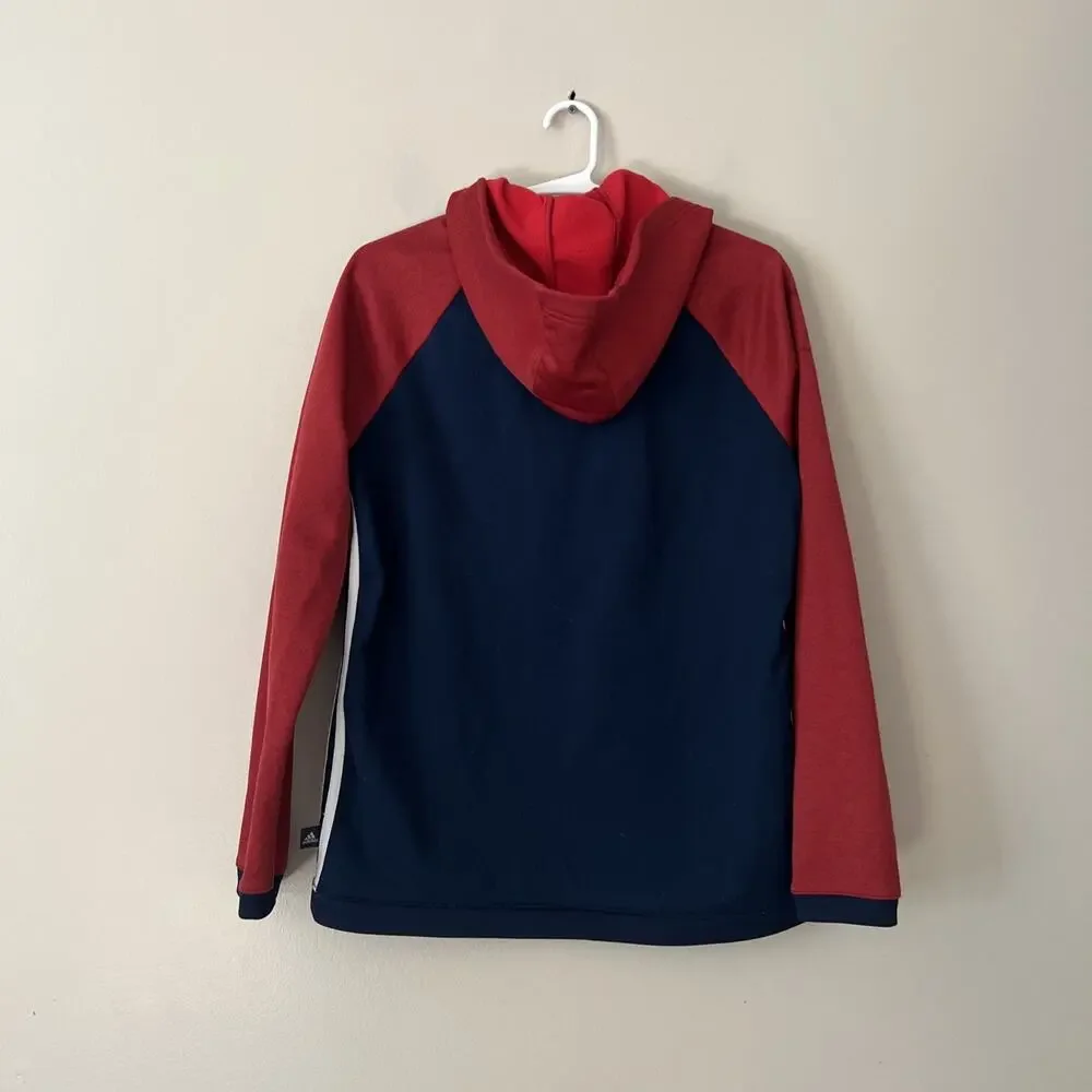 Adidas New England Revolution Men’s Large Red/White/Blue quarter zip